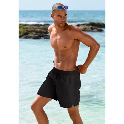 Badeshorts CHIEMSEE, Herren, Gr. XXXL, N-Gr, schwarz, Obermaterial: 100% Polyester, Badehosen