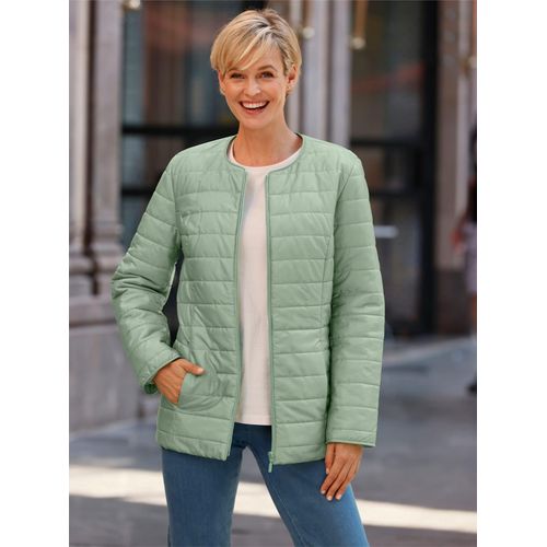 Steppjacke CLASSIC BASICS, Damen, Gr. 46, grün (eucalyptus), 100% Polyester, Wattierung:100% Polyester, unifarben, Langarm, Jacken