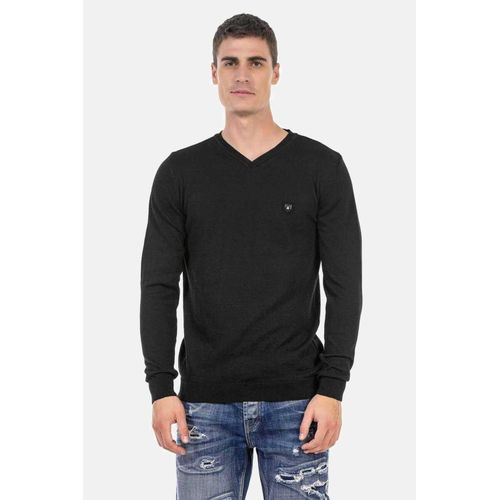 V-Ausschnitt-Pullover CIPO & BAXX 