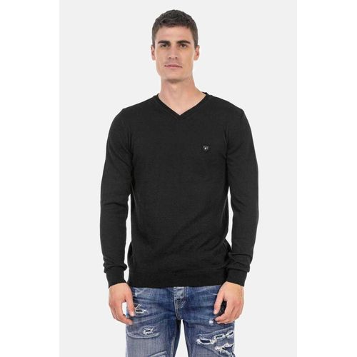 V-Ausschnitt-Pullover CIPO & BAXX 