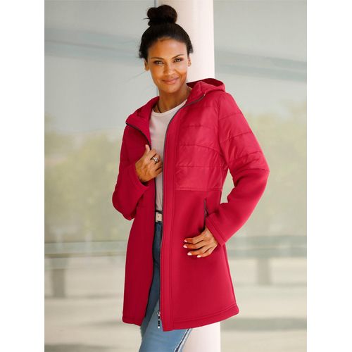 Steppjacke CLASSIC BASICS, Damen, Gr. 50, rot, 100% Polyester, Sweatware:95% Polyester, 5% Elasthan, Wattierung:100% Polyester, unifarben, Langarm, Jacken