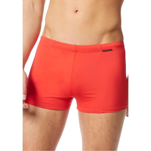 Badehose BRUNO BANANI, Herren, Gr. M (5), N-Gr, rot, Polyamid, unifarben, klassisch, Badehosen