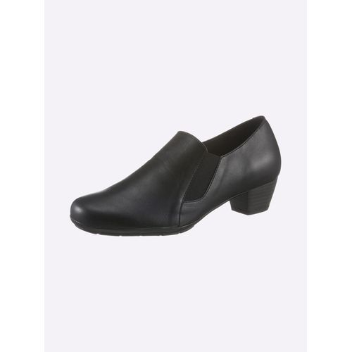 Pumps CASUAL LOOKS, Damen, Gr. 37, schwarz, Glattleder, feminin, Schuhe