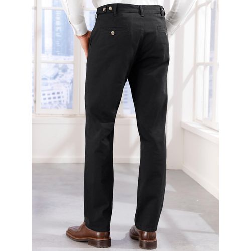 Anzughose CLASSIC, Herren, Gr. 27, Unterbauchgrößen, schwarz, 98% Baumwolle, 2% Elasthan, unifarben, lang, Hosen