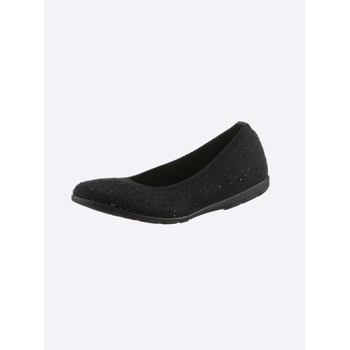 Ballerina CAPRICE, Damen, Gr. 41, schwarz, Textil, sportlich, Schuhe