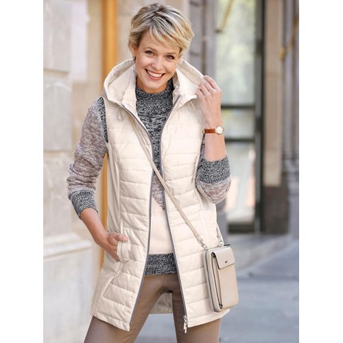 Steppweste CLASSIC BASICS, Damen, Gr. 54, beige (champagner), 100% Polyester, Wattierung:100% Polyester, unifarben, Westen