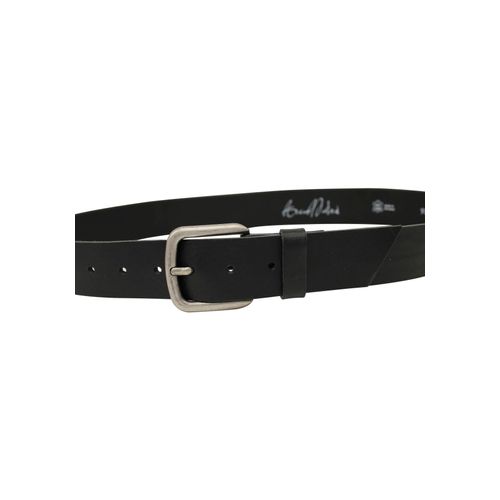 Ledergürtel ANNAMATONI, Damen, Gr. 115, schwarz, Leder, unifarben, casual,klassisch,modisch,sportlich, Gürtel, Rustikale Optik