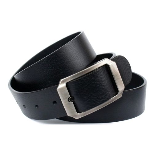 Ledergürtel ANTHONI CROWN, Damen, Gr. 100, schwarz, Leder, unifarben, Gürtel, mit satinierter Schließe