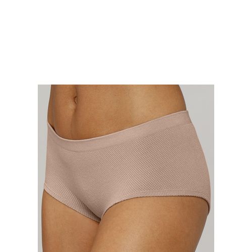 Hipster LASCANA, Damen, Gr. 40/42, braun (toffee), Jersey, Obermaterial: 58% Baumwolle, 39% Polyamid, 3% Elasthan, körpernah, Unterhosen, aus angenehm weicher Baumwolle
