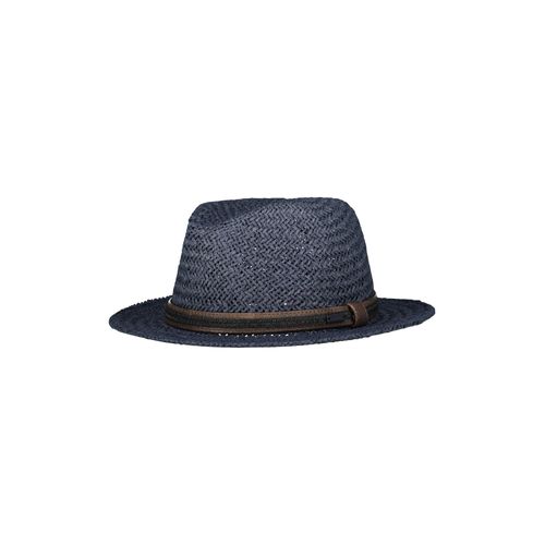 Strohhut LERROS "LERROS Strohhut für Herren", Damen, Gr. M, blau (classic navy), Kunstfaser, Hüte