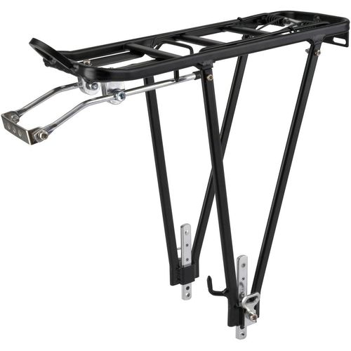 Fahrrad-Gepäckträger FOX PARTS, schwarz, Gepäckträger, B/H/L: 13cm x 45cm x 340cm, Aluminium, V-Strebe, B:13cm H:45cm L:340cm