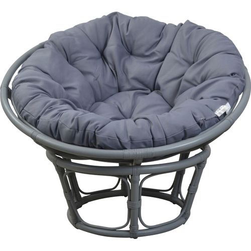 Relaxsessel HOME AFFAIRE, grau, B:100cm H:60cm T:100cm, Sessel, Handgeflochten