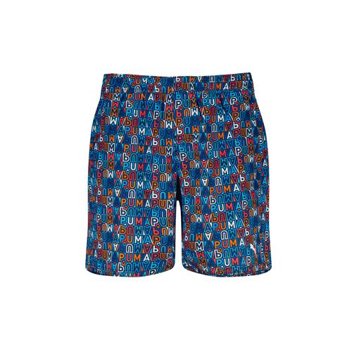 Badehose PUMA, Kinder, Gr. 152, N-Gr, bunt (multicolor), Obermaterial: 100% Polyester, gemustert, casual, Badehosen, mit praktischen Seitentaschen