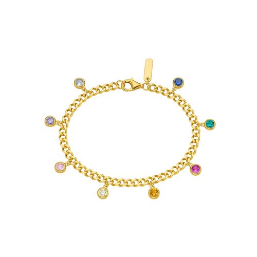 Armband LADY, silber (silber vergoldet 925, silber vergoldet 925), Armbänder, Damen, Silber 925 (Sterlingsilber)