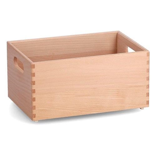 Holzkiste ZELLER PRESENT, beige (natur), B:30cm H:15cm T:20cm, Massivholz, Aufbewahrungsboxen, für jeden Bedarf