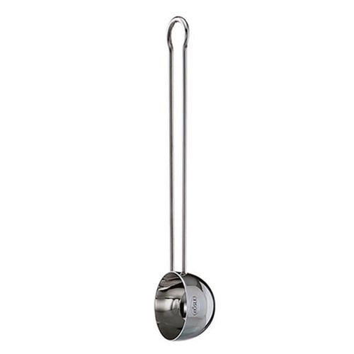 Messlöffel RÖSLE, silber (silberfarben), H:2,5cm Ø:3,8cm, Edelstahl, Messbecher, Kaffeemaß, präzise & spülmaschinengeeignet, Ø 3,8 cm