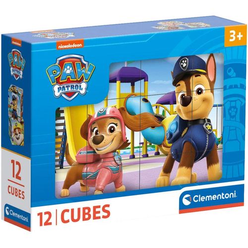 Würfelpuzzle CLEMENTONI "Paw Patrol", bunt, Puzzles, KinderB:16cm H:12cm, Made in Europe, B:16cm H:12cm