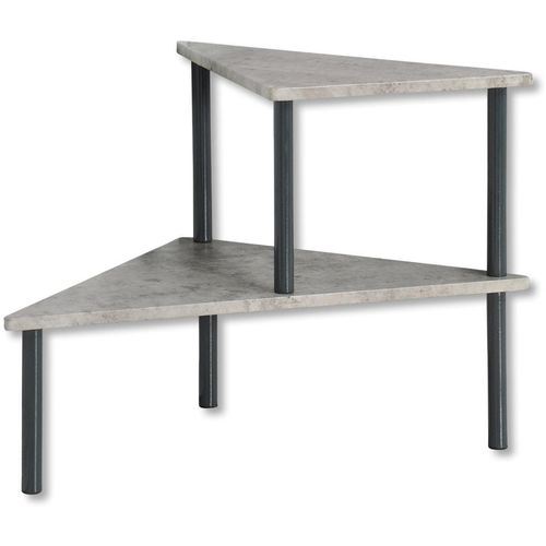 Ablageregal KESPER, grau, Regale, Küchen-Regal Eckregal
