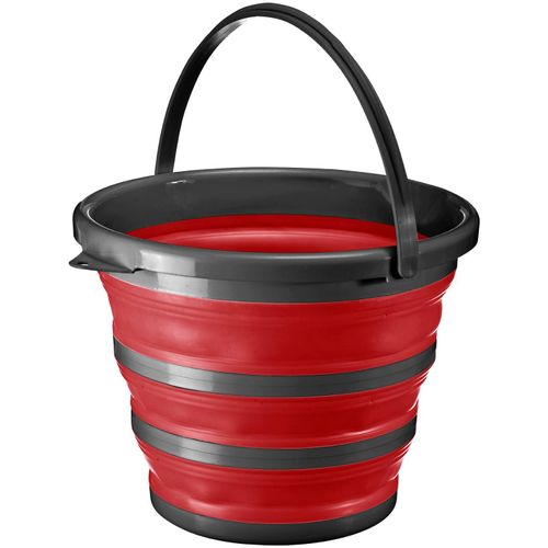 Falteimer WESTMARK, rot, B:33,0cm H:4,9cm L:34,5cm, Kunststoff, Eimer, Putzeimer, faltbar, 10 Liter, Kunststoff