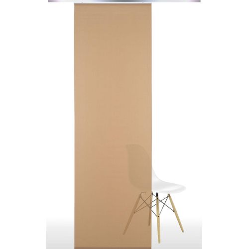 Schiebegardine LIEDECO Gr. 1, braun (kaffee), B:60cm H:245cm, Polyester, Gardinen, HxB: 245x60, ohne Paneelwagen