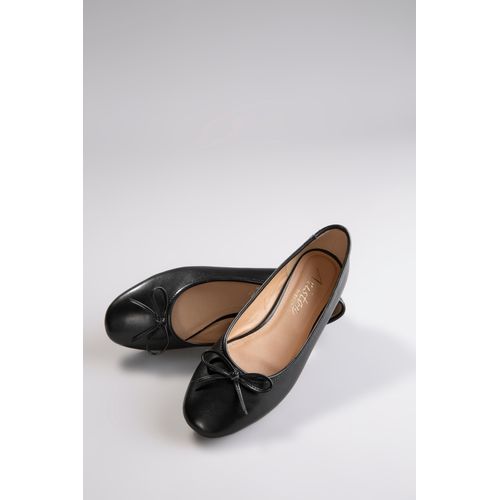 Ballerina ANISTON SHOES, Damen, Gr. 38, schwarz, Lederimitat, Basic, Schuhe, Loafer, Slipper, Schlupfschuh - NEUE KOLLEKTION, Topseller
