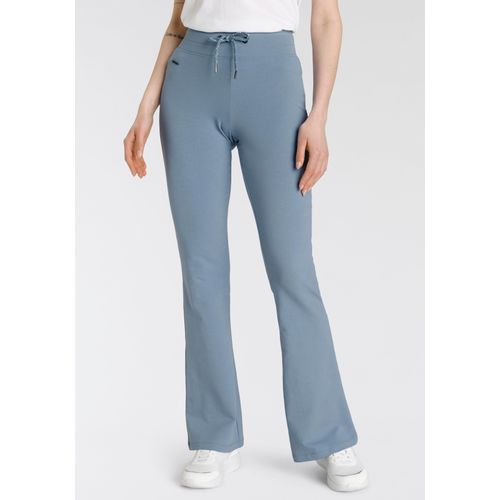 Jazzpants KANGAROOS, Damen, Gr. 34, N-Gr, blau, Sweatware, Obermaterial: 95% Baumwolle, 5% Elasthan, unifarben, kontrastfarbene Details, casual, lang, Hosen