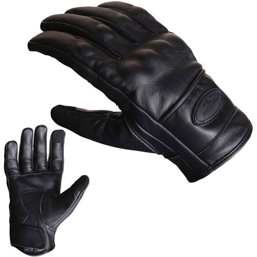 Motorradhandschuhe PROANTI Gr. XXL, schwarz, Handschuhe, XXL, Obermaterial: 100% Rindsleder. Innenfutter: 100% Polyester, mit Touchscreen-Funktion