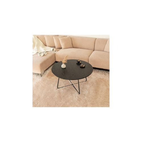 Couchtisch Rund NOVARA - Farbauswahl Dark Oak
