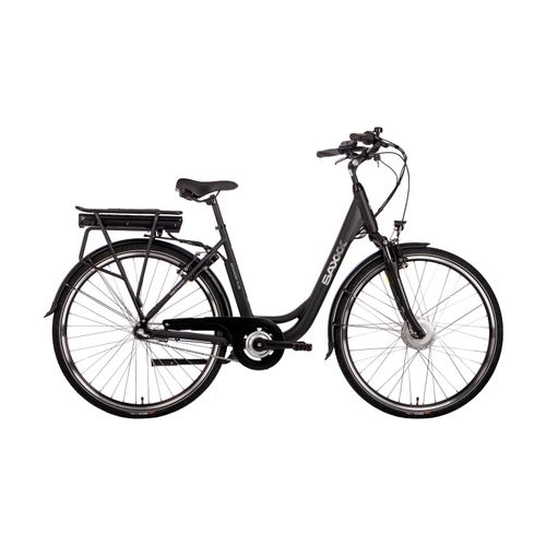 SAXXX Advanced Plus E-Citybike Wave Rücktrittbremse 3 Gang schwarz matt