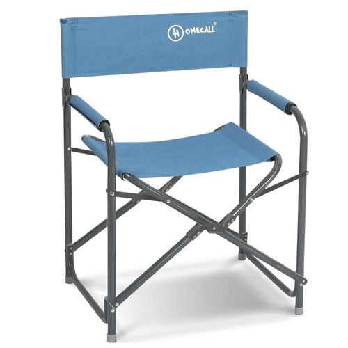 HOMECALL Regiestuhl Ultraleicht Klappstühle, Klappbare Rückenlehne, bis 120kg, Rostfreier Aluminiumrahmen