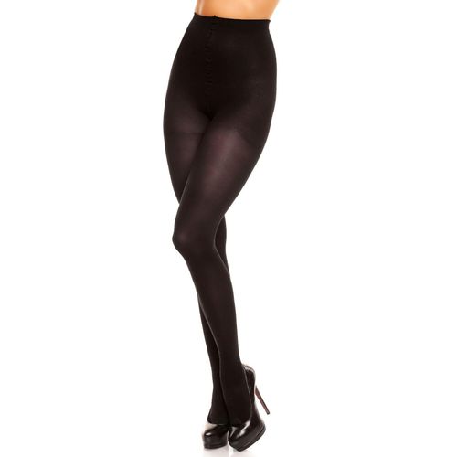 Stützstrumpfhose GLAMORY, Damen, Gr. 48/50, schwarz, Obermaterial: 92% Polyamid, 8% Elasthan, unifarben, Strumpfhosen, bis Größe 60/62, Plus Size