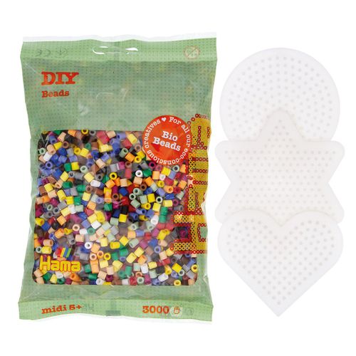 Hama BIO Bügelperlen-Set, bunt