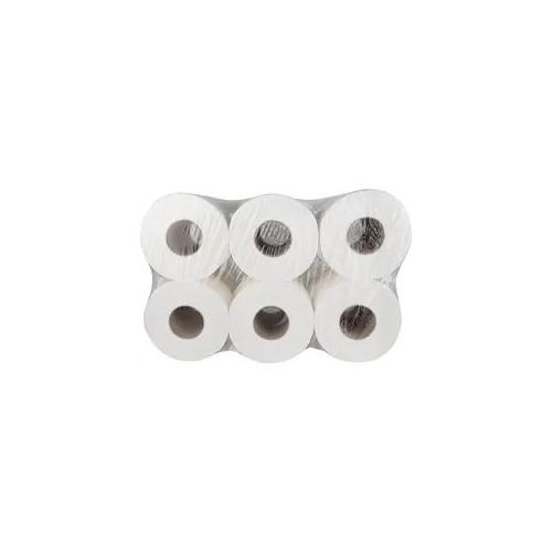 Jumbo Toilettenpapier, Zellstoff, 2-lagig - weiß (12 Rollen)