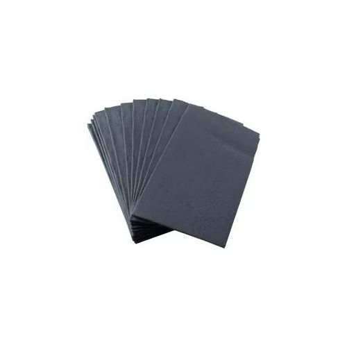 Servietten, Duni, 33x33cm, 1/8 Falz, 3-lagig, schwarz - 250 Stk.