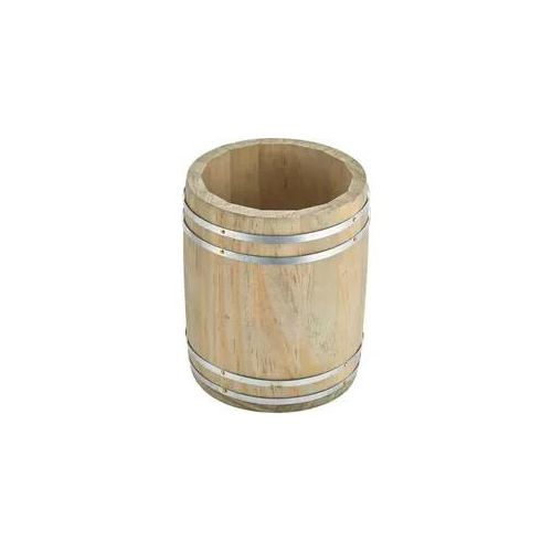 Mini Holzfass hoch - 11,5x13,8cm