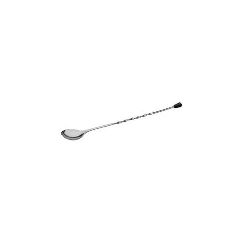 Barlöffel gedreht, schwarzer Kopf, Prime Bar - 28,5cm