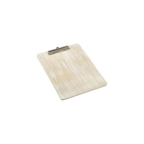 Klemmbrett DIN A4, Holz - weiß