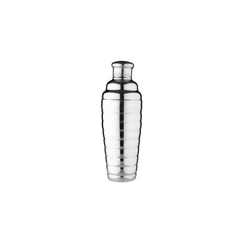 3-tlg. Cocktail Shaker, gerillt - Edelstahl (700ml)