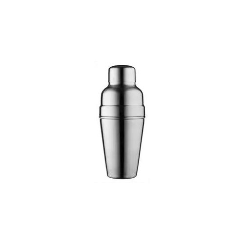 Cocktail Shaker, BAR AID, mattierter Edelstahl, dreiteilig (500ml)