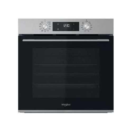 Whirlpool OMK58HU1X, Medium, Elektrischer Ofen, 71 l, 2900 W, 71 l, Lüfterunterstützt