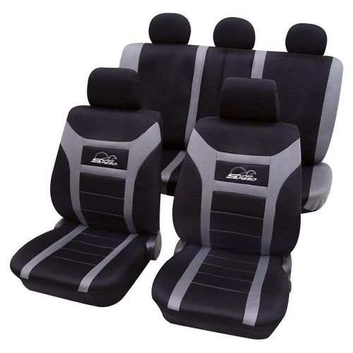PETEX Sitzbezüge Universal Polyester grau Sitzschonbezug Grau 22974818