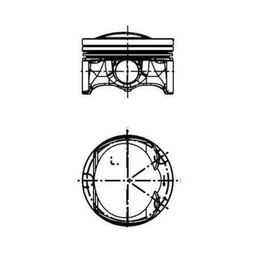 KOLBENSCHMIDT Kolben 40251610 für AUDI SEAT VW SKODA