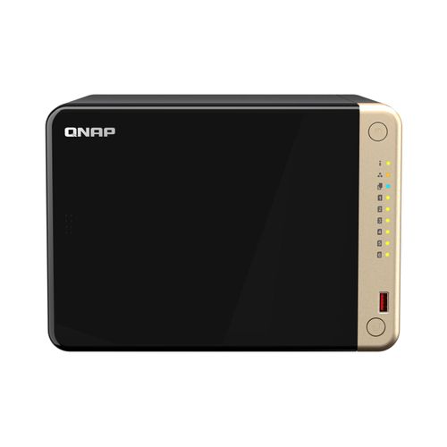 QNAP NAS-Server "TS-664", schwarz, 8 GB, NAS-Server