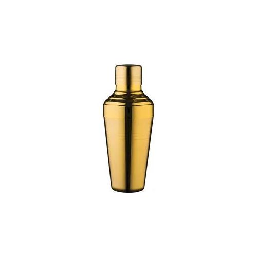 3-tlg. Cocktail Shaker Yukiwa Baron, goldfarben - 410ml