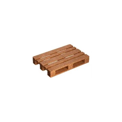 Untersetzer Mini-Palette, Kunststoff, 12x8x1,8cm - Holzoptik