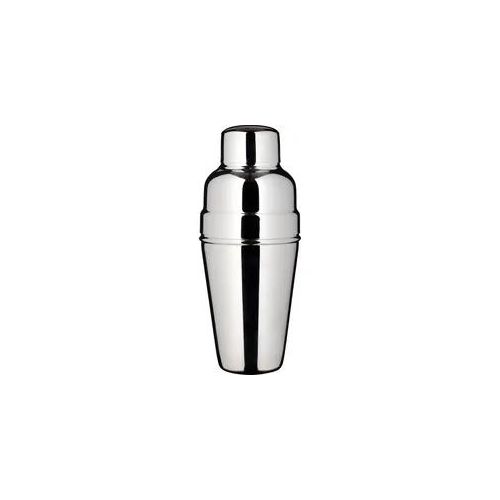 Cocktail Shaker, Edelstahl glänzend, dreiteilig (500ml)