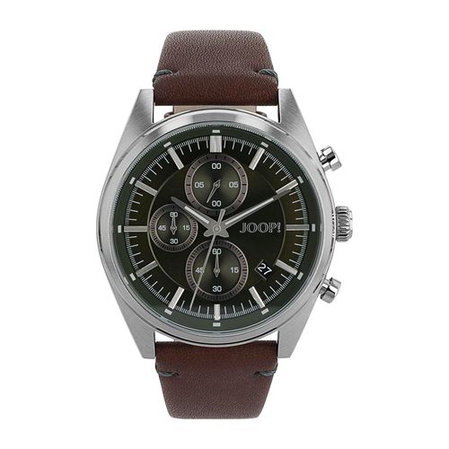 Chronograph JOOP, braun, Armbanduhren, Herren, Quarzuhr, Armbanduhr, Herrenuhr, Lederarmband, analog, Tag