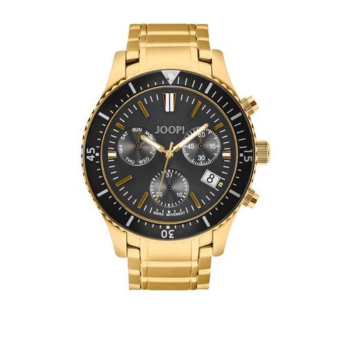 Chronograph JOOP, goldfarben, Armbanduhren, Herren, Armbanduhr, Quarzuhr, Herrenuhr, Datum, Stoppfunktion