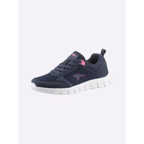Sneaker KANGAROOS, Damen, Gr. 37, blau (marine), Textil, sportlich, Schuhe