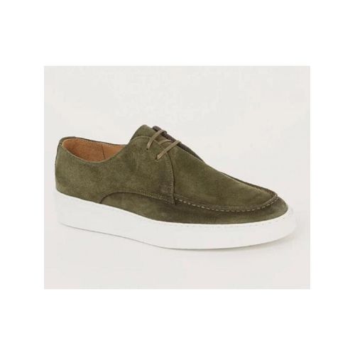 Giorgio 13798 groene veterschoen met witte zool